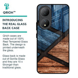 Wooden Tiles Glass Case for Vivo Y100 5G