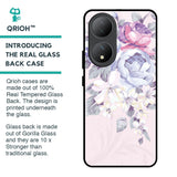 Elegant Floral Glass Case for Vivo Y100 5G