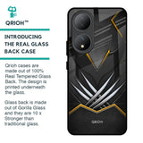 Black Warrior Glass Case for Vivo Y100 5G