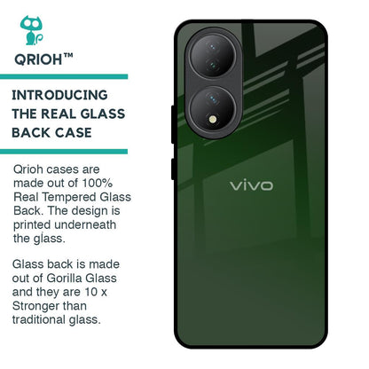 Deep Forest Glass Case for Vivo Y100 5G