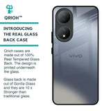 Space Grey Gradient Glass Case for Vivo Y100 5G