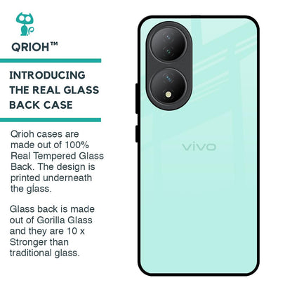 Teal Glass Case for Vivo Y100 5G