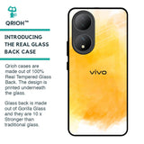 Rustic Orange Glass Case for Vivo Y100 5G