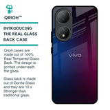 Mix Gradient Shade Glass Case For Vivo Y100 5G