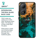 Watercolor Wave Glass Case for Vivo Y100 5G