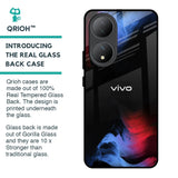 Fine Art Wave Glass Case for Vivo Y100 5G