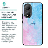 Mixed Watercolor Glass Case for Vivo Y100 5G