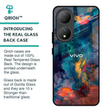 Colored Storm Glass Case for Vivo Y100 5G