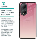 Blooming Pink Glass Case for Vivo Y100 5G