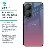 Pastel Gradient Glass Case for Vivo Y100 5G
