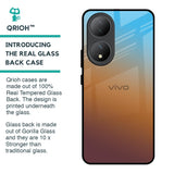 Rich Brown Glass Case for Vivo Y100 5G
