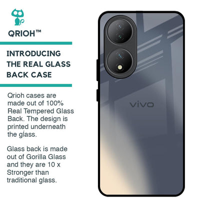 Metallic Gradient Glass Case for Vivo Y100 5G