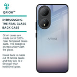 Light Sky Texture Glass Case for Vivo Y100 5G