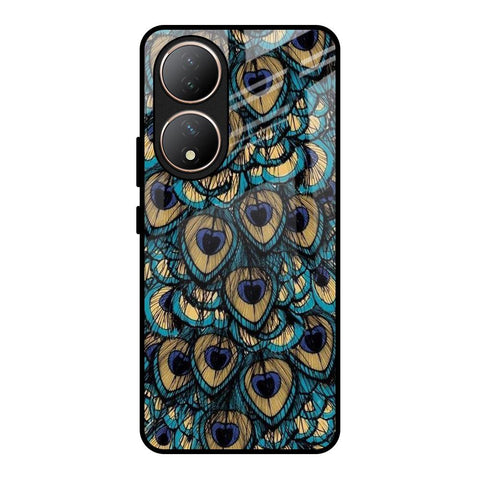 Peacock Feathers Vivo Y100 5G Glass Cases & Covers Online