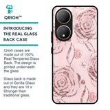 Shimmer Roses Glass case for Vivo Y100 5G