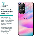 Colorful Waves Glass case for Vivo Y100 5G