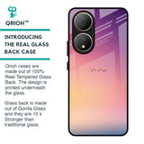 Lavender Purple Glass case for Vivo Y100 5G