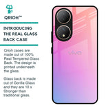 Dusky Iris Glass case for Vivo Y100 5G