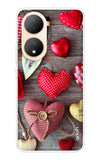 Valentine Hearts Vivo Y100 5G Back Cover
