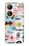 Happy Doodle Vivo Y100 5G Back Cover