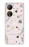 Unicorn Doodle Vivo Y100 5G Back Cover