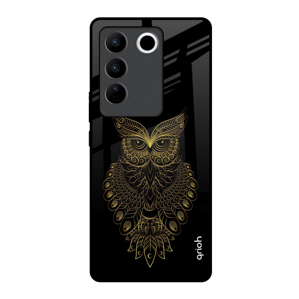 Golden Owl Vivo V27 5G Glass Back Cover Online