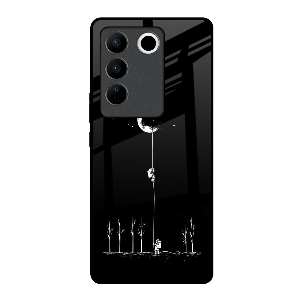 Catch the Moon Vivo V27 5G Glass Back Cover Online
