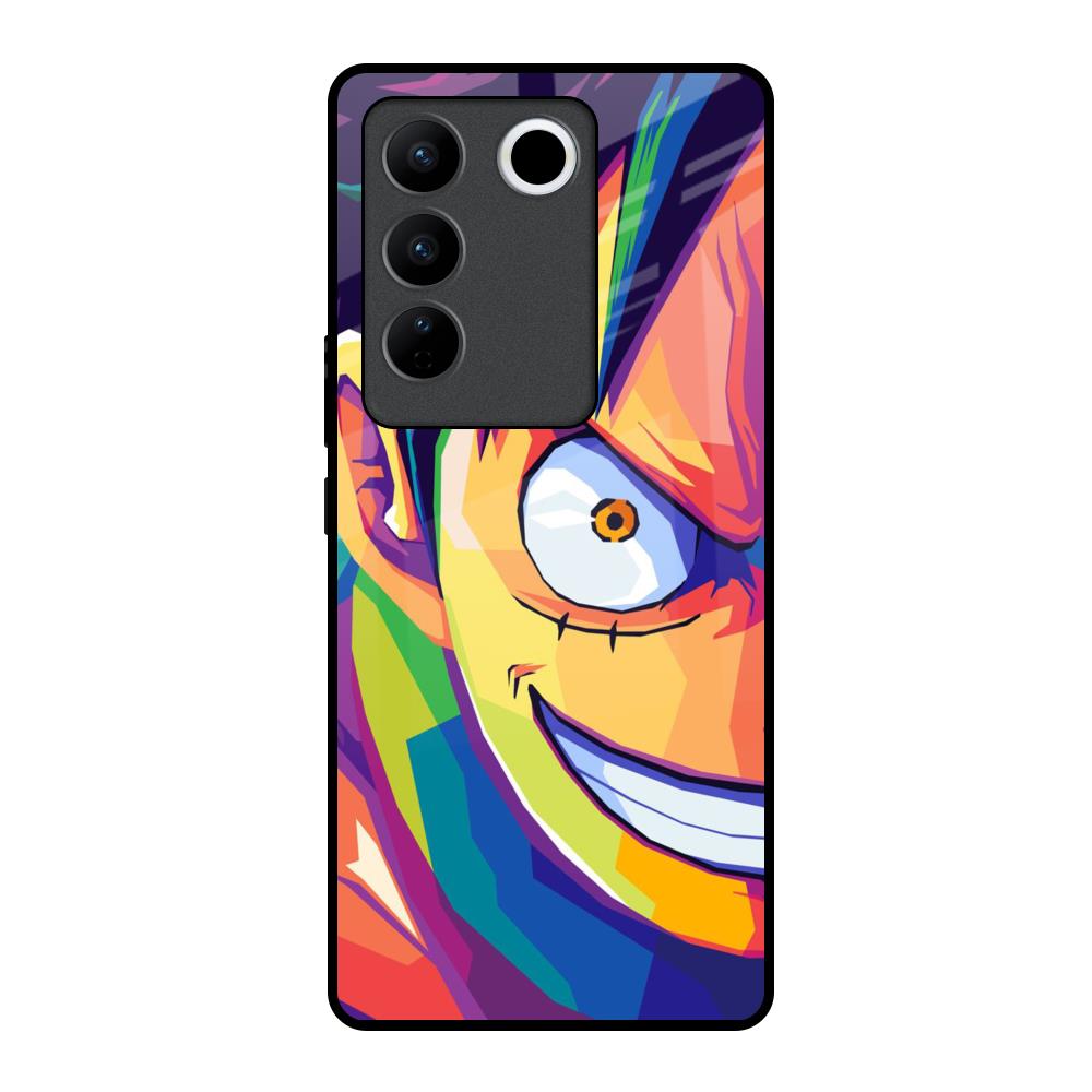 Monkey Wpap Pop Art Vivo V27 5G Glass Back Cover Online