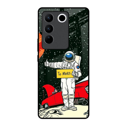 Astronaut on Mars Vivo V27 5G Glass Back Cover Online
