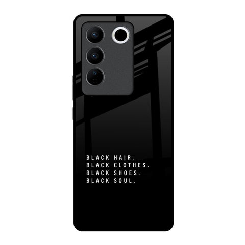 Black Soul Vivo V27 5G Glass Back Cover Online