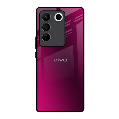 Pink Burst Vivo V27 5G Glass Back Cover Online