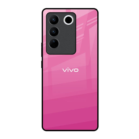 Pink Ribbon Caddy Vivo V27 5G Glass Back Cover Online
