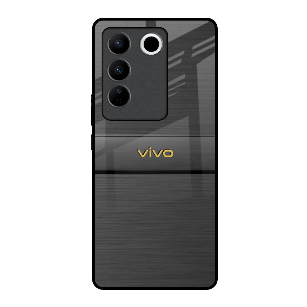 Grey Metallic Glass Vivo V27 5G Glass Back Cover Online