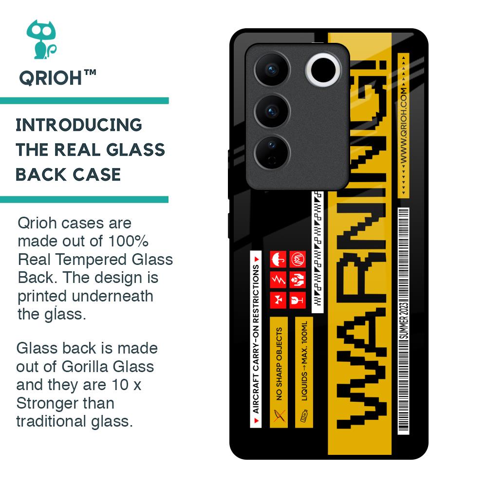 Aircraft Warning Glass Case for Vivo V27 5G