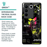 Astro Glitch Glass Case for Vivo V27 5G