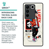 Bape Luffy Glass Case for Vivo V27 5G
