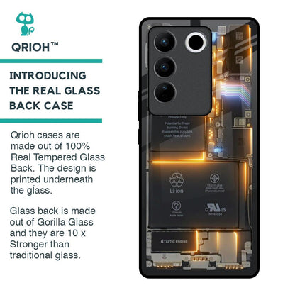 Glow Up Skeleton Glass Case for Vivo V27 5G
