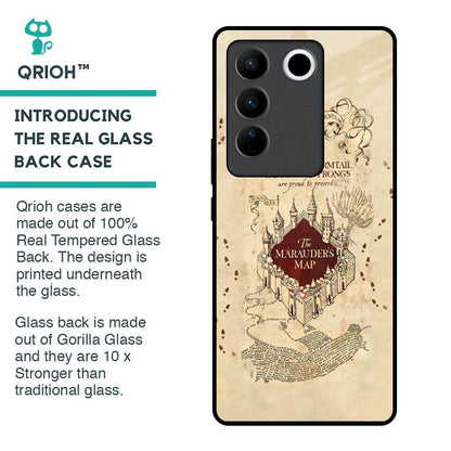Magical Map Glass Case for Vivo V27 5G