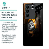 Ombre Krishna Glass Case for Vivo V27 5G