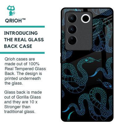 Serpentine Glass Case for Vivo V27 5G