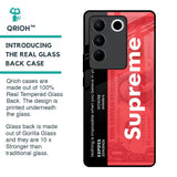 Supreme Ticket Glass Case for Vivo V27 5G