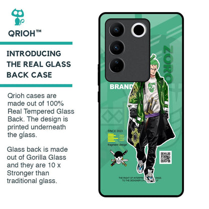 Zoro Bape Glass Case for Vivo V27 5G