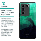 Scarlet Amber Glass Case for Vivo V27 5G