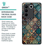 Retro Art Glass Case for Vivo V27 5G