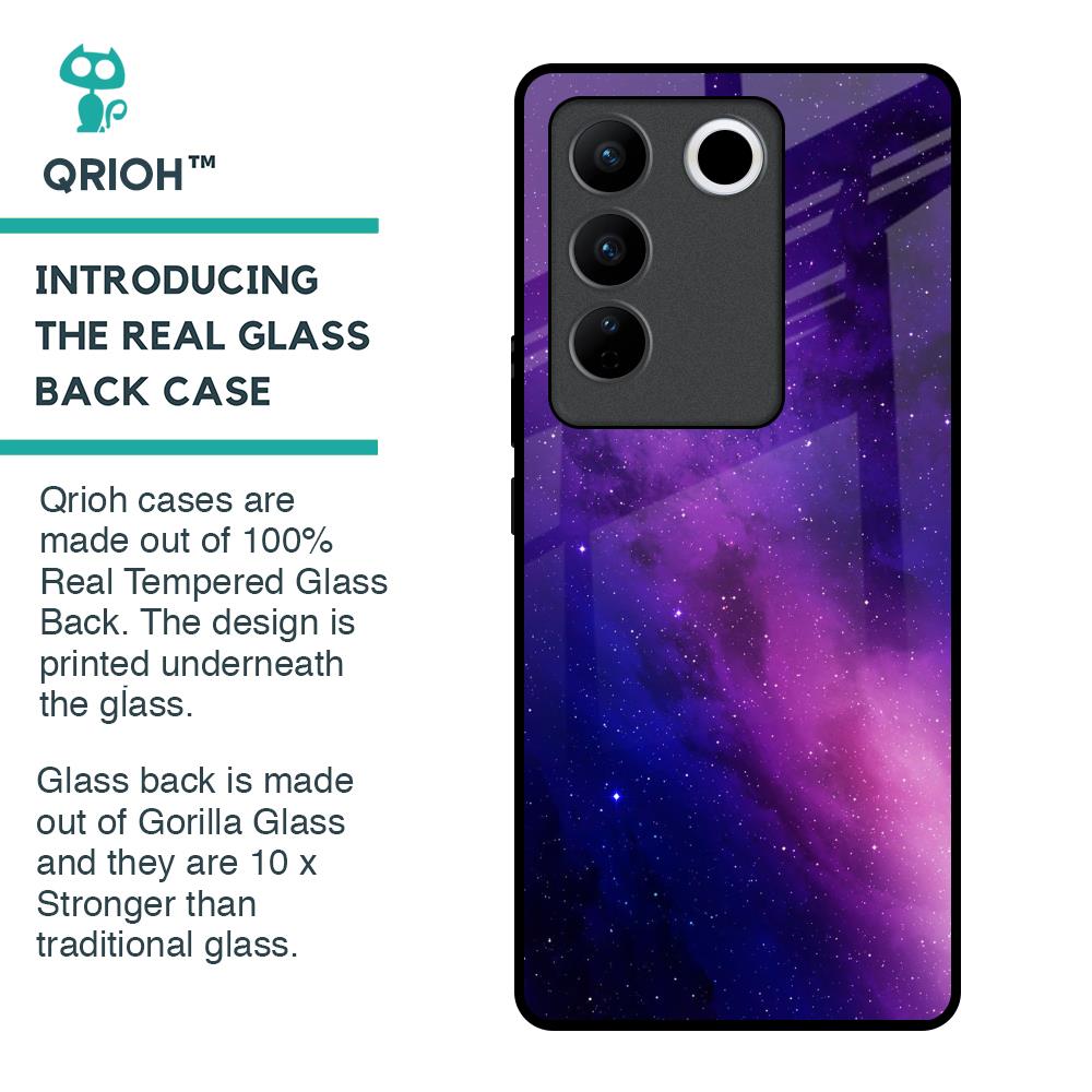 Stars Life Glass Case For Vivo V27 5G