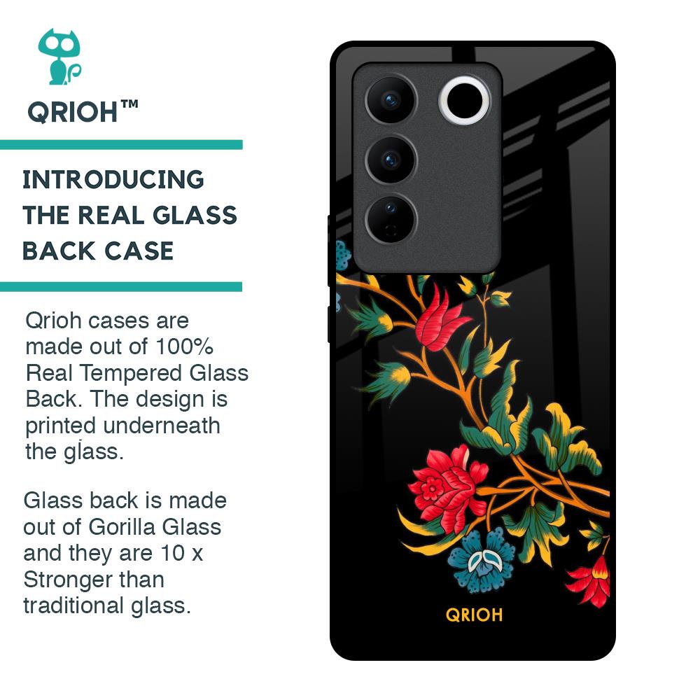 Dazzling Art Glass Case for Vivo V27 5G