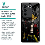Dark Luffy Glass Case for Vivo V27 5G