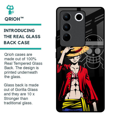Hat Crew Glass Case for Vivo V27 5G