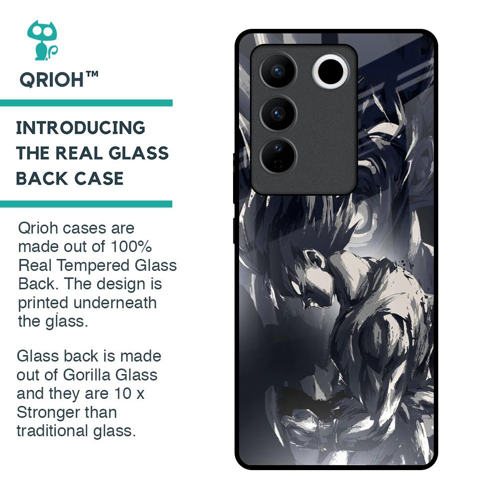 Sketch Art DB Glass Case for Vivo V27 5G