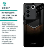 Dark Walnut Glass Case for Vivo V27 5G